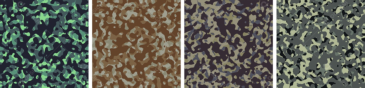 Padrão de Fundo de Camuflagem Vetor EPS