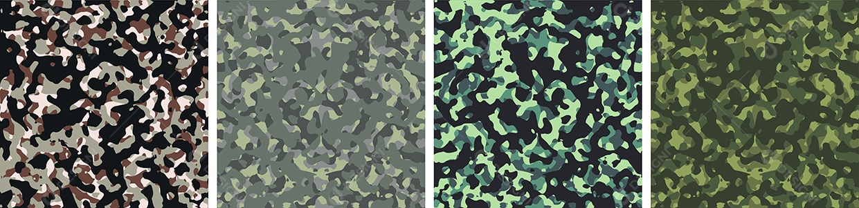 Padrão de Fundo de Camuflagem Vetor EPS