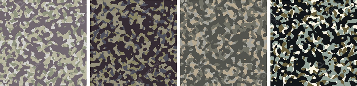 Padrão de Fundo de Camuflagem Vetor EPS