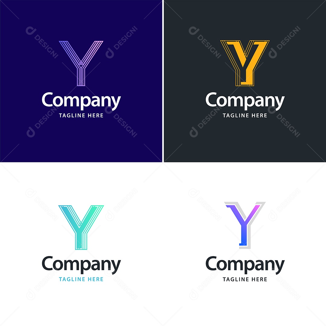 Logo Y Personalizada Logotipos Modernos EPS