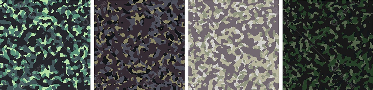 Padrão de Camuflagem Vetor EPS