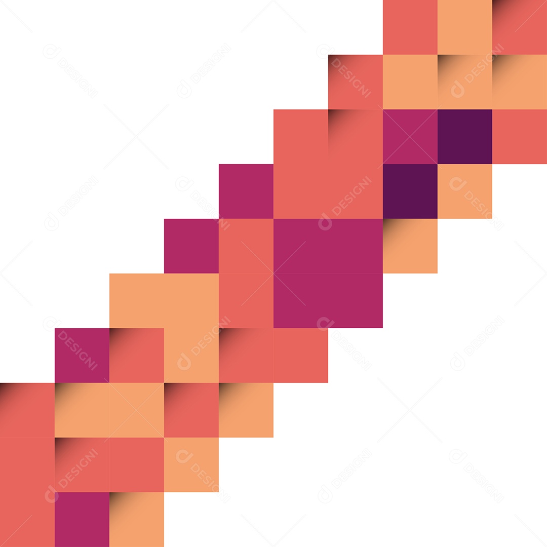 Fundo em Mosaico de Grade Vetor EPS