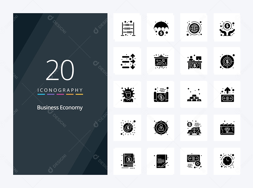 Pacote de Ícones e Elementos Vetores EPS
