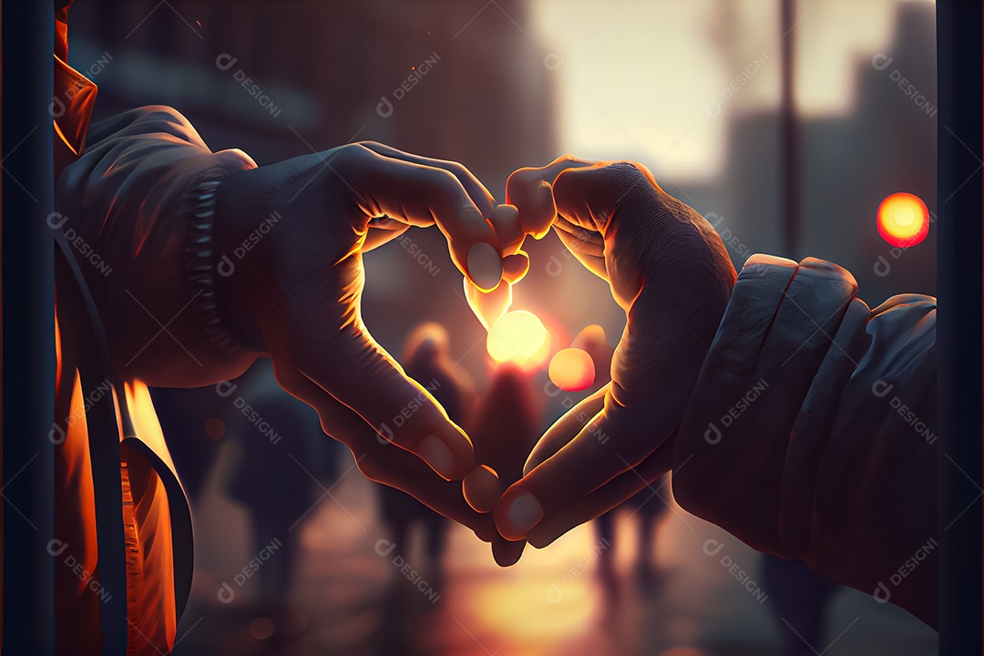 Conceito de coração, amor, dia dos namorados. 12 de junho. Renderização