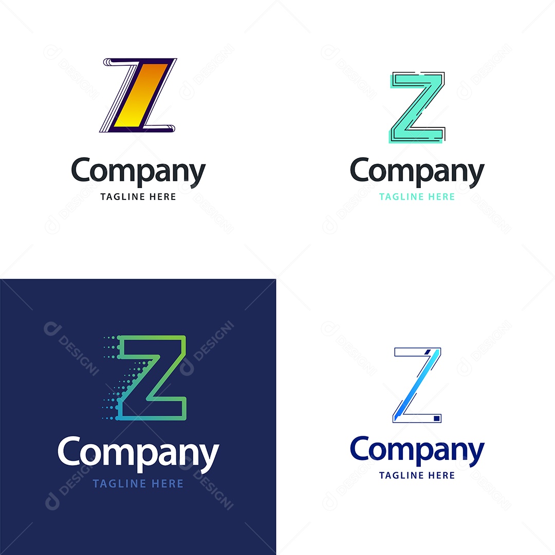 Logo U Personalizada Logotipos Modernos EPS