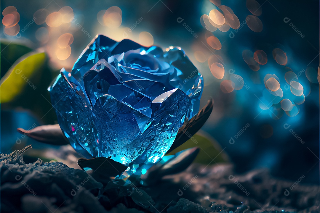 Amor rosa representativo, dia dos namorados 14 de fevereiro renderizar realista