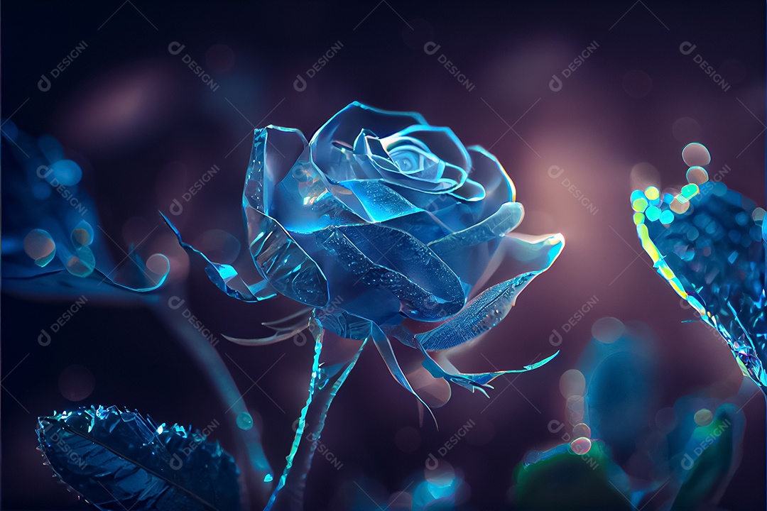 Amor rosa representativo, dia dos namorados 14 de fevereiro renderizar realista