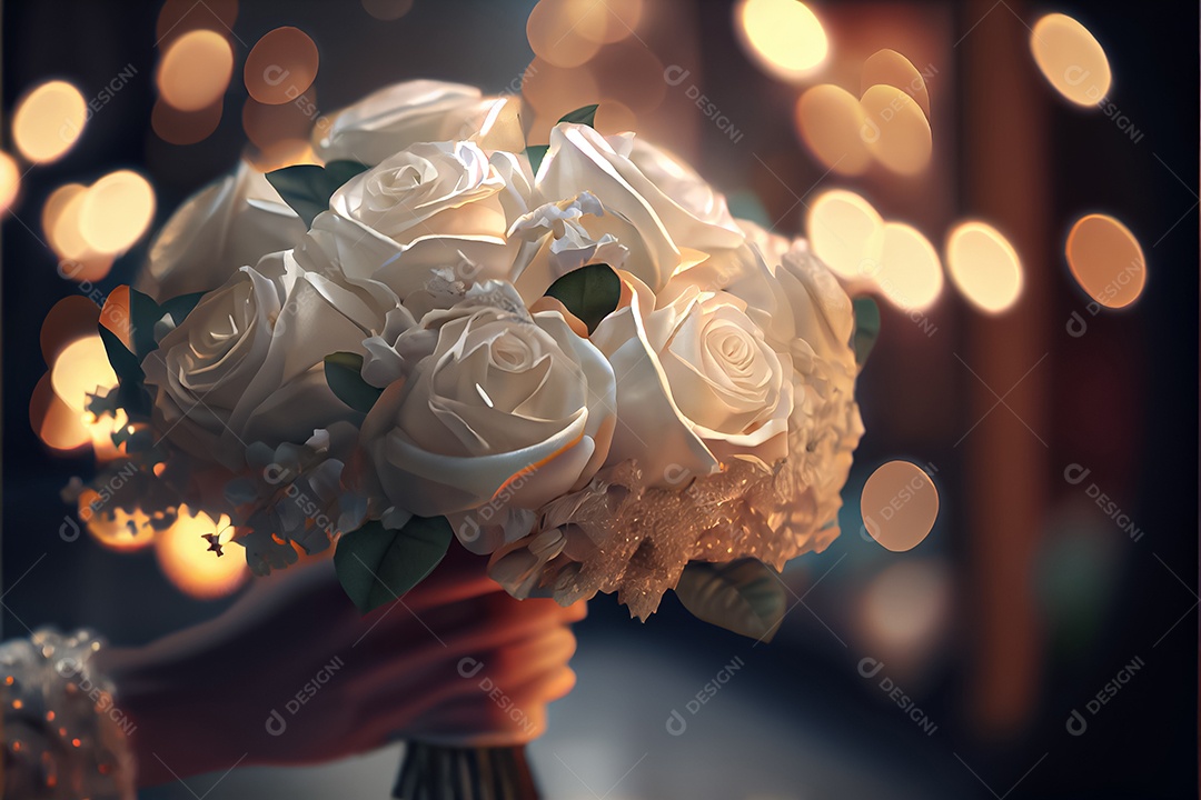 Amor rosa representativo, dia dos namorados 14 de fevereiro renderizar realista