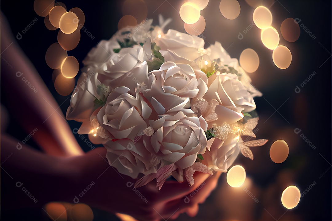 Amor rosa representativo, dia dos namorados 14 de fevereiro renderizar realista