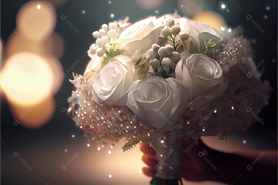 Amor rosa representativo, dia dos namorados 14 de fevereiro renderizar realista