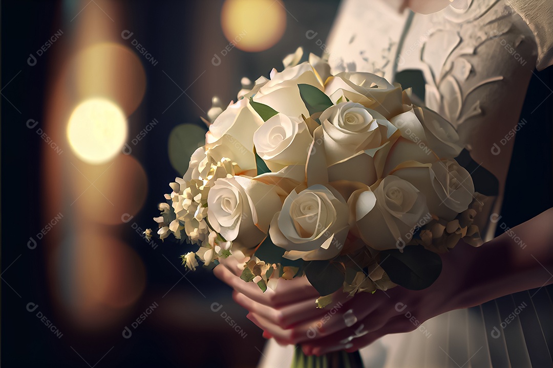 Amor rosa representativo, dia dos namorados 14 de fevereiro renderizar realista