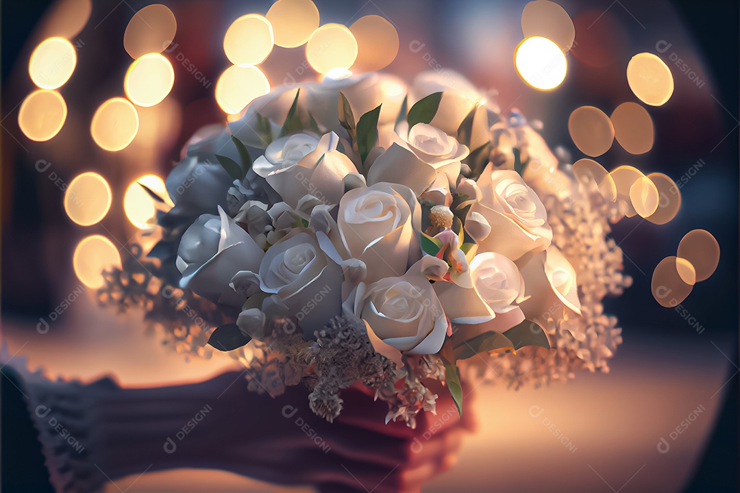 Amor rosa representativo, dia dos namorados 14 de fevereiro renderizar realista