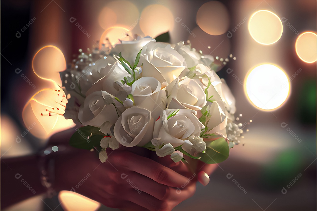 Amor rosa representativo, dia dos namorados 14 de fevereiro renderizar realista