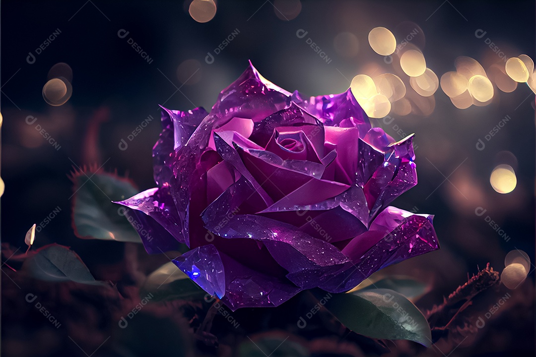 Amor rosa representativo, dia dos namorados 14 de fevereiro renderizar realista