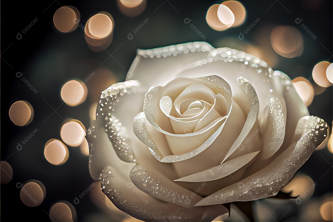 Amor rosa representativo, dia dos namorados 14 de fevereiro renderizar realista