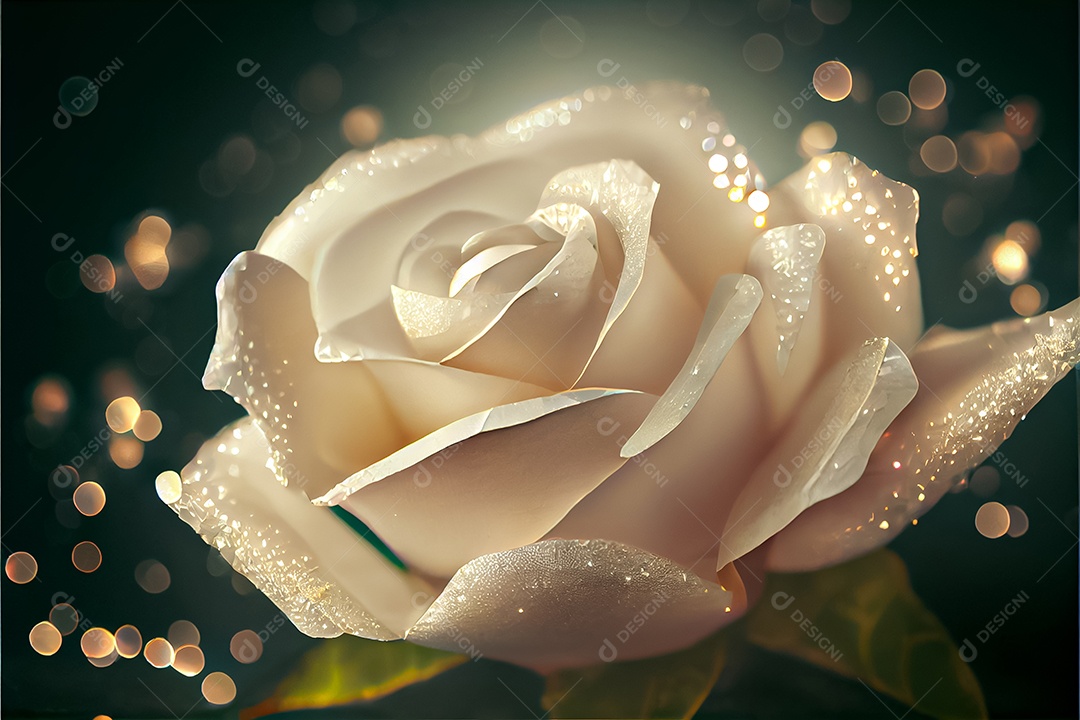 Amor rosa representativo, dia dos namorados 14 de fevereiro renderizar realista