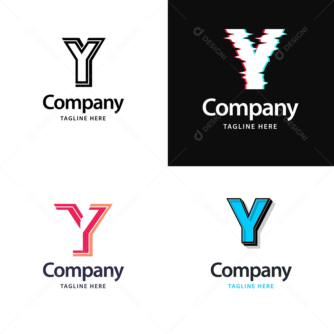 Logo Y Personalizada Logotipos Modernos EPS