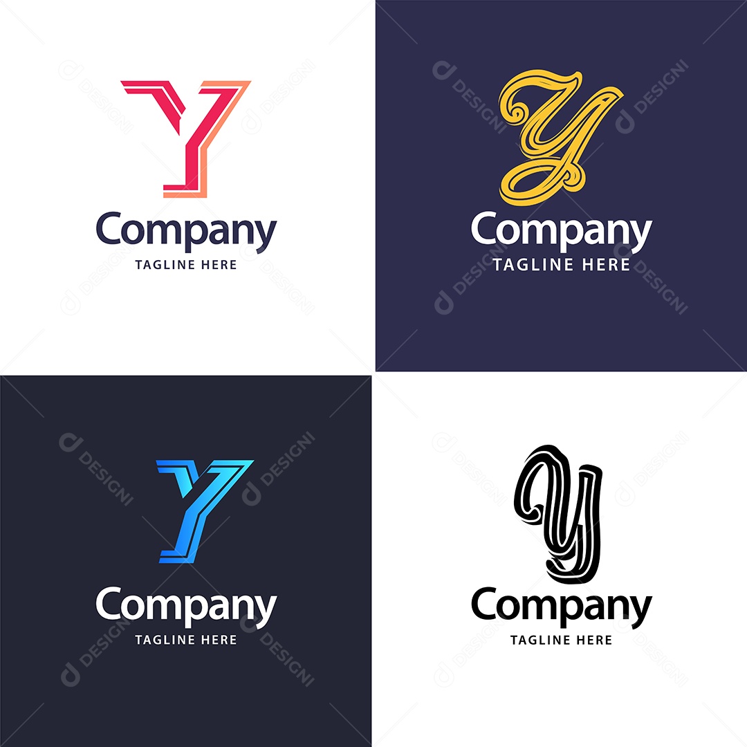 Logo Y Personalizada Logotipos Modernos EPS