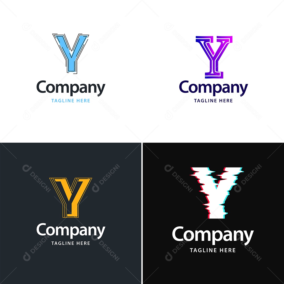 Logo Y Personalizada Logotipos Modernos EPS