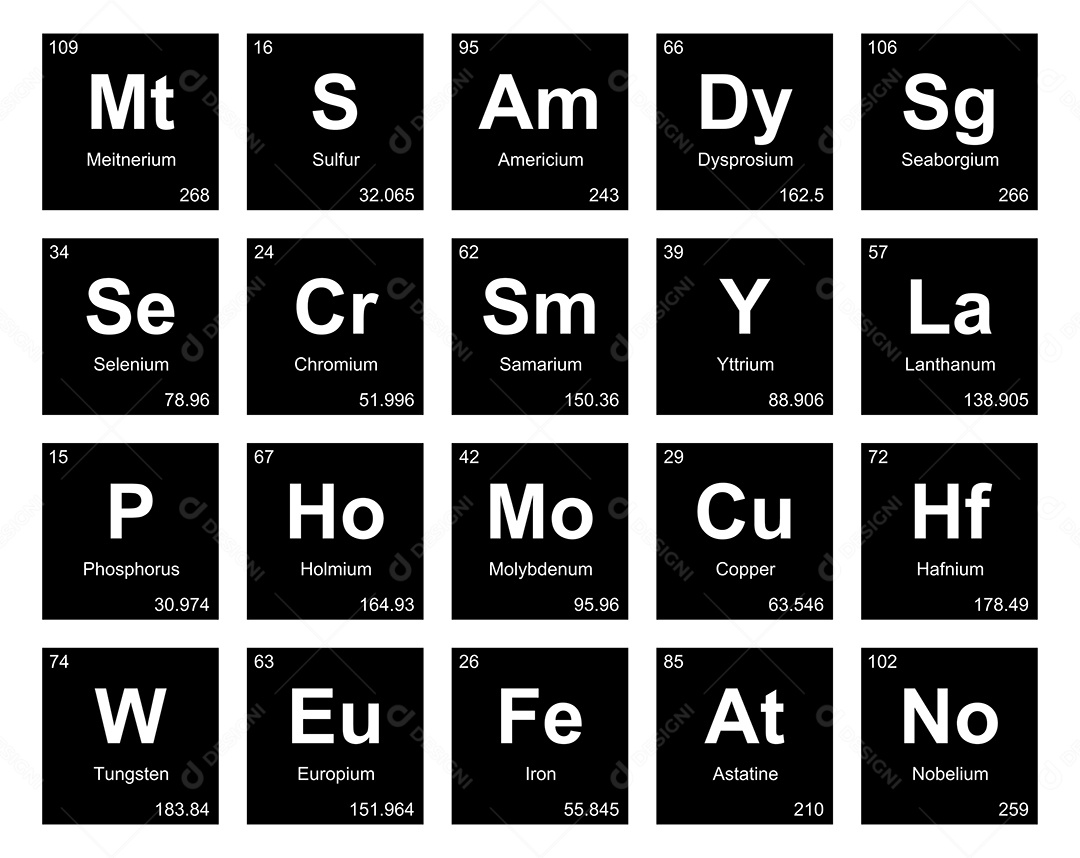 Tabela Periódica Vetor EPS