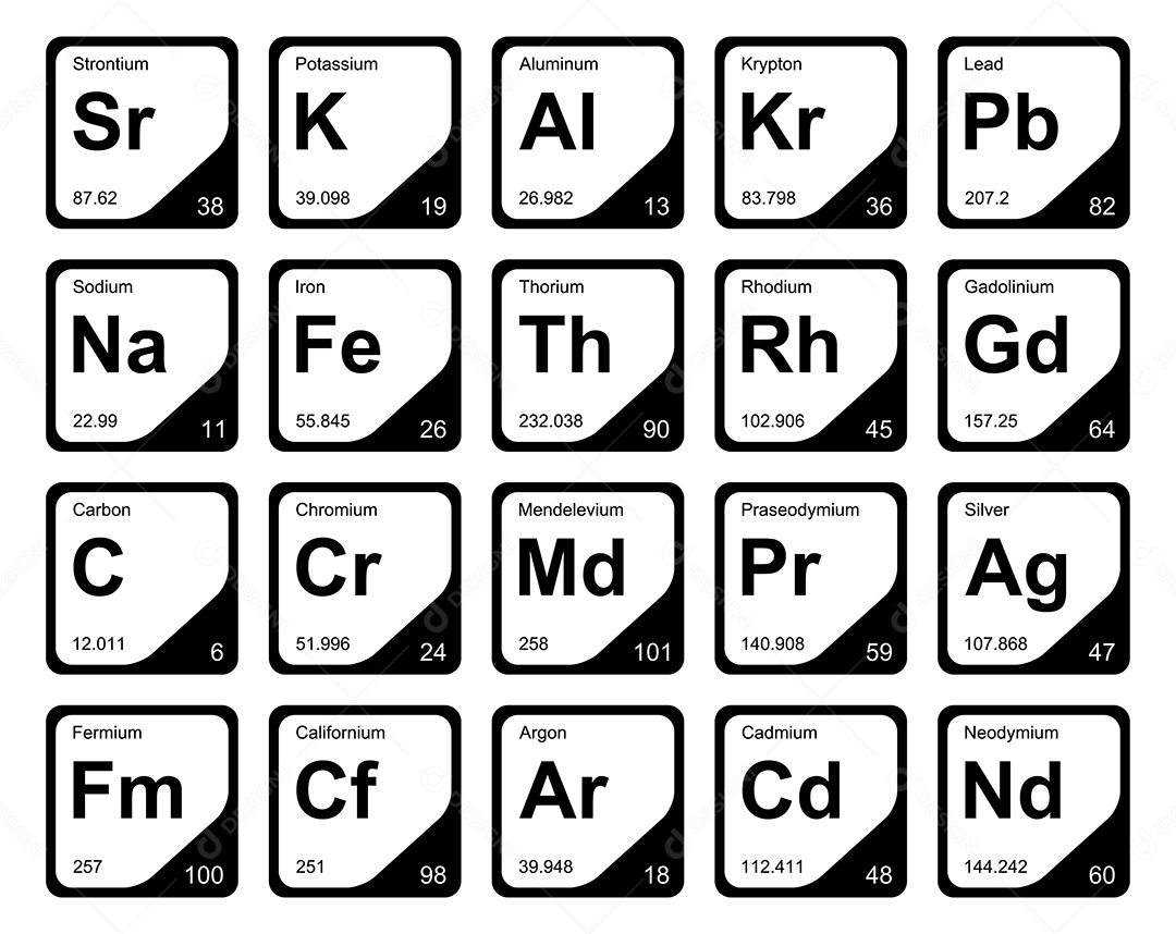 Tabela Periódica Vetor EPS