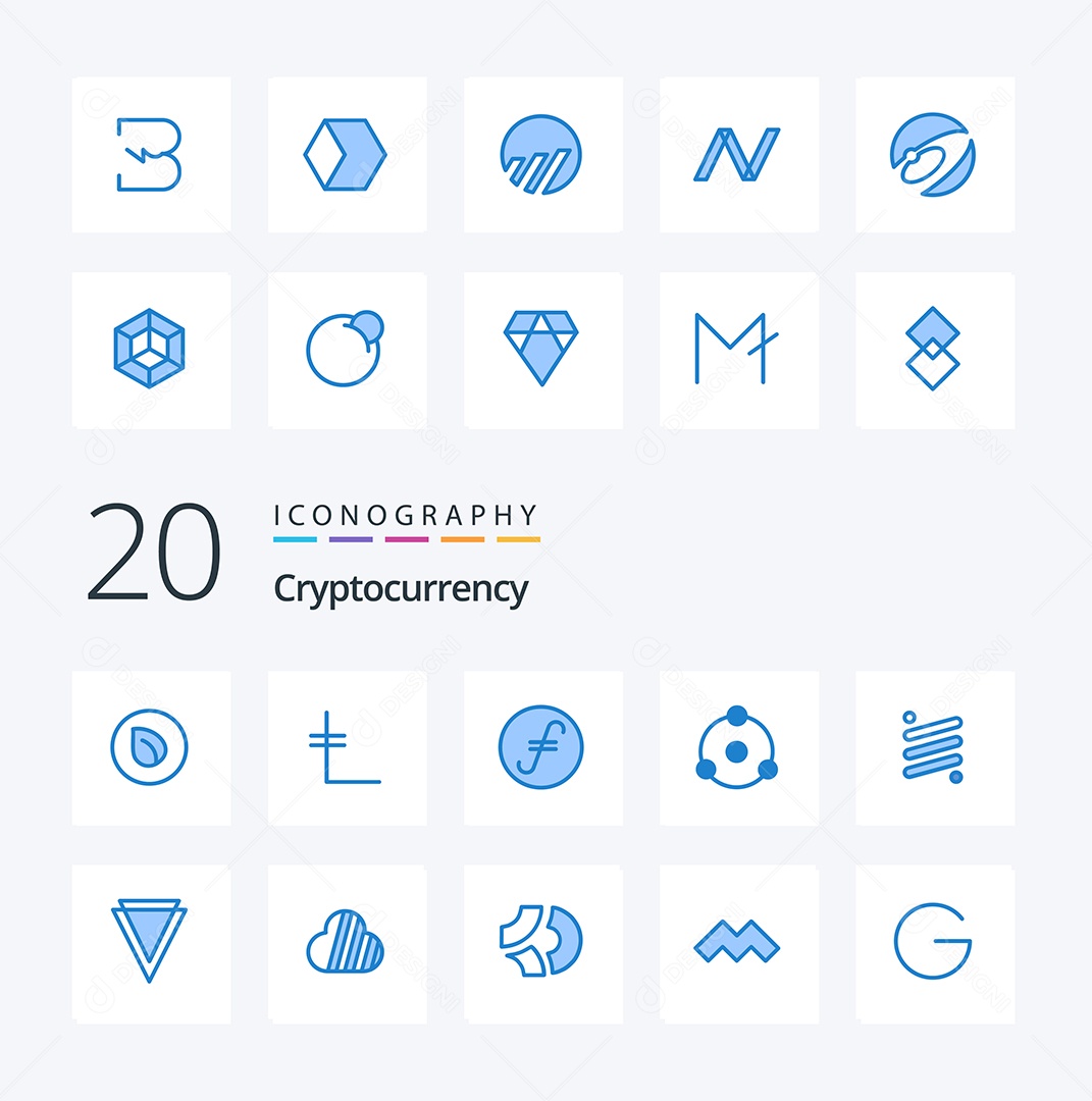 Pacote de Ícone e Elementos Vetores EPS