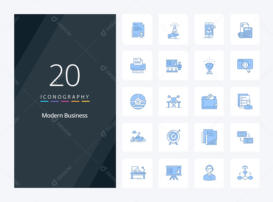 Pacote de Ícone e Elementos Vetores EPS
