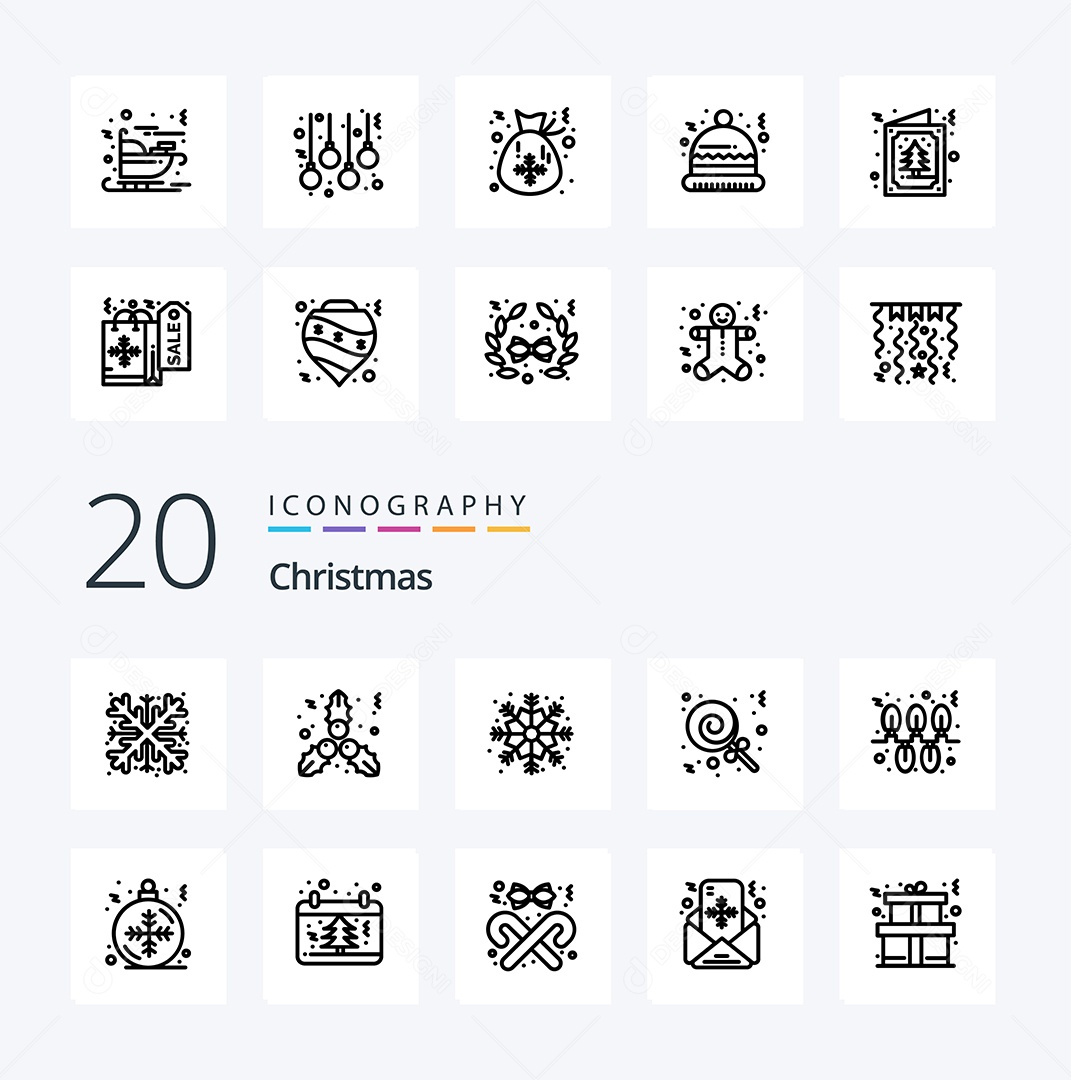 Pacote de Ícone e Elementos Vetores EPS