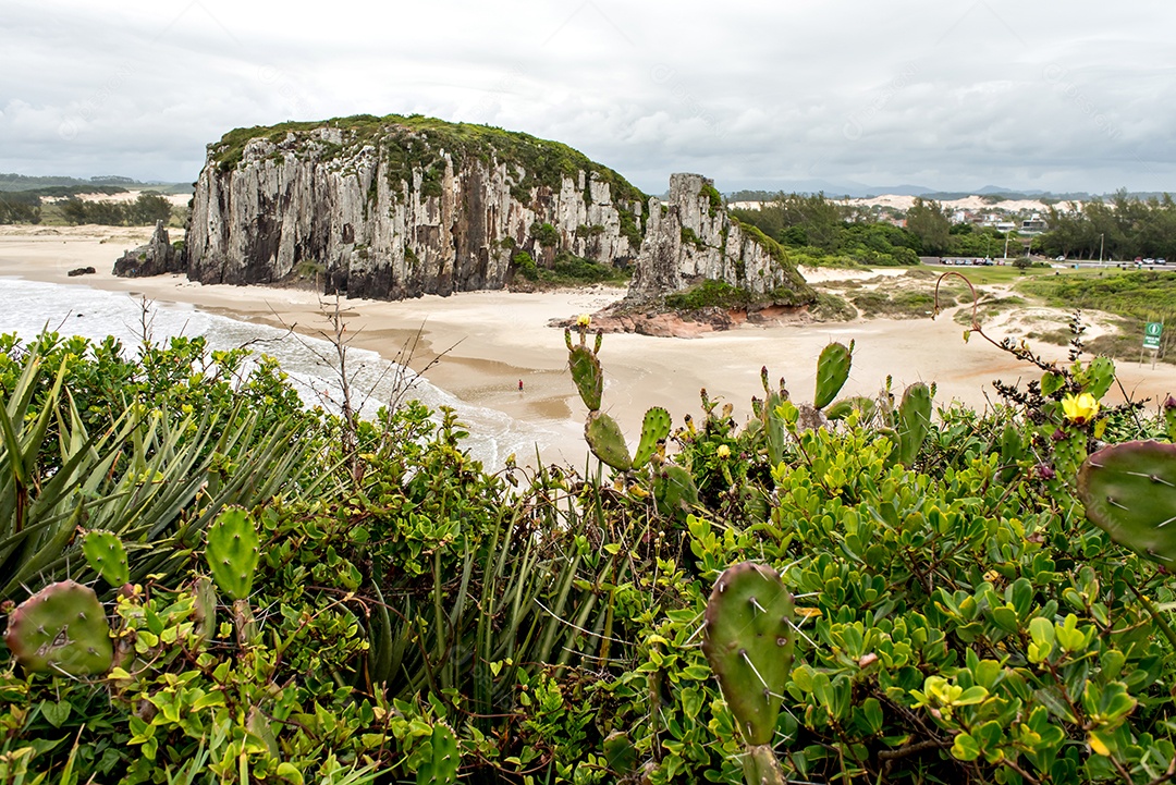 Praia da Guarita no Parque da Guarita - Torres, Rio Grande do Sul, Brasil