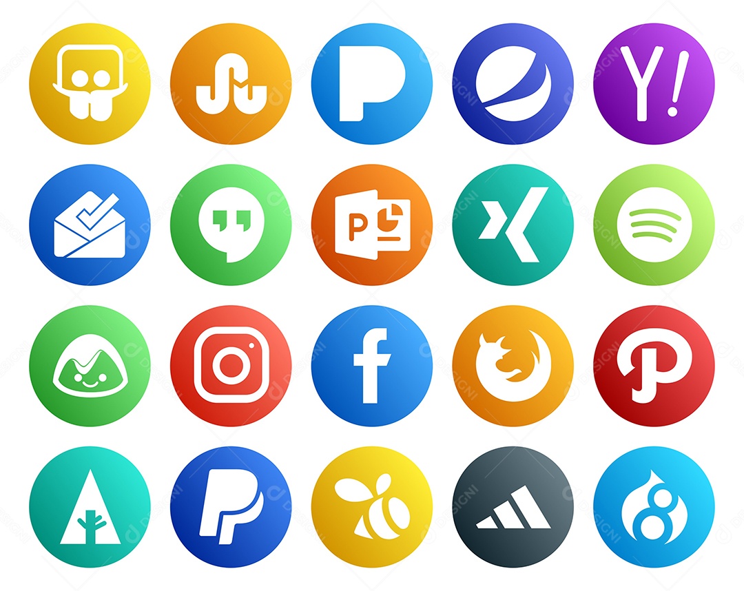 Pacote de Ícones e Elementos Vetores EPS