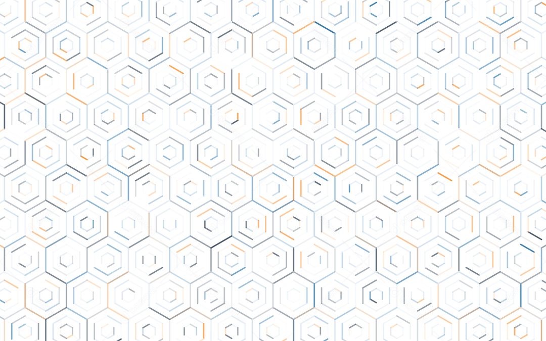 Fundo Hexágono 3D Branco Criativo Vetor EPS