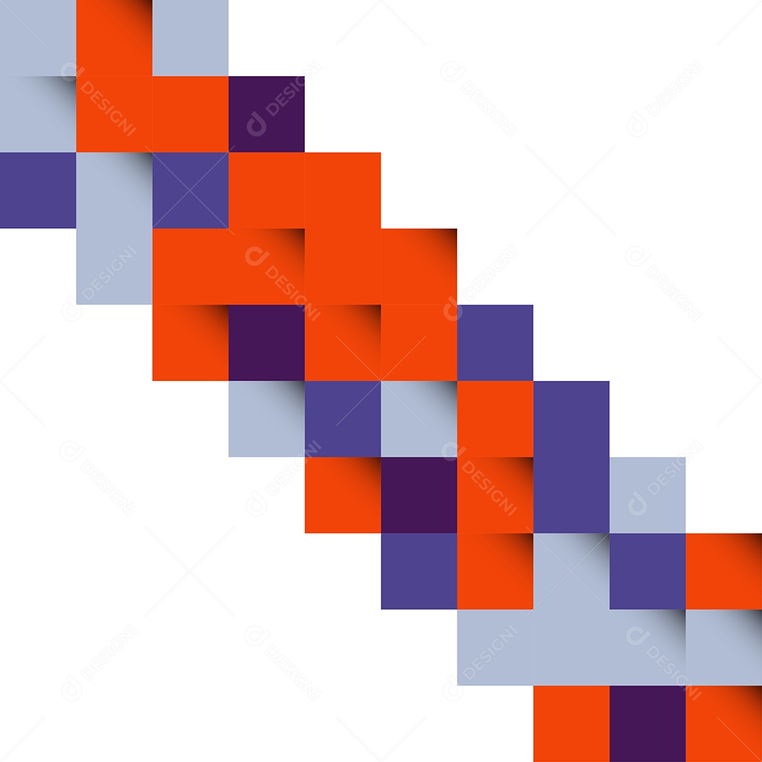 Fundo de Quadrados Abstratos Coloridos Vetor EPS