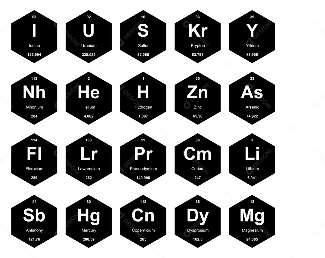 Tabela Periódica Vetor EPS