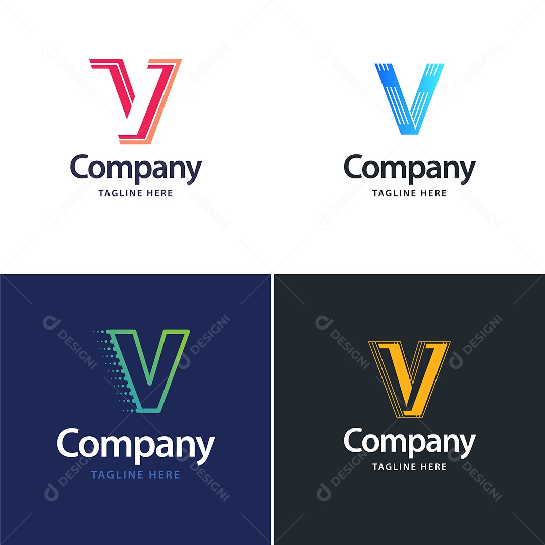 Logo X Personalizada Logotipos Modernos AI Editável