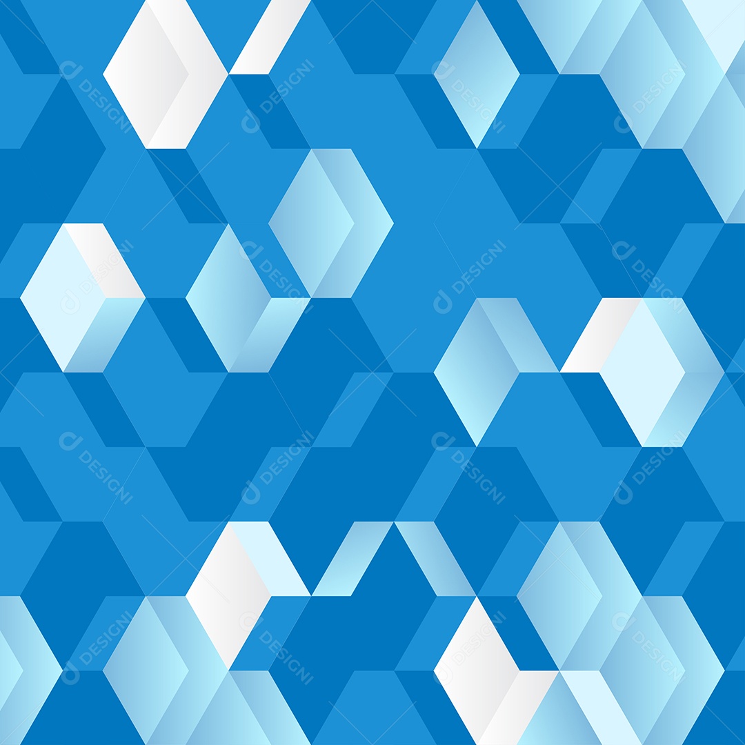 Fundo de Quadrados Abstratos Azuis Vetor EPS