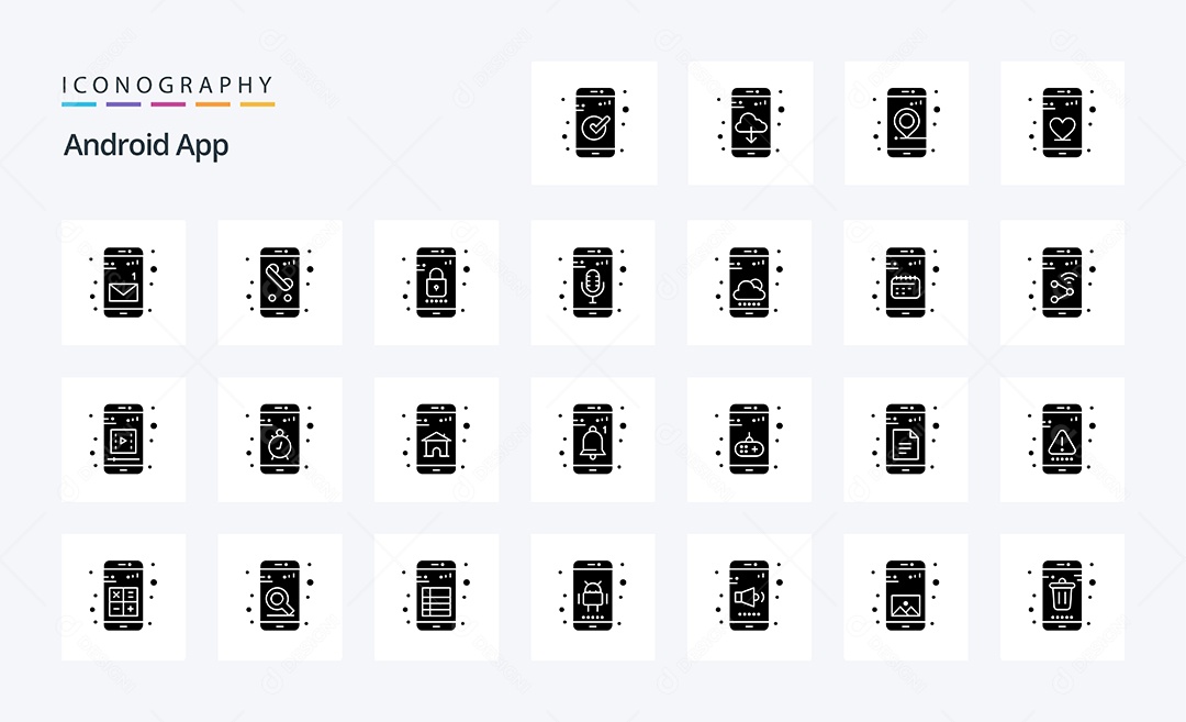 Pacote de Ícones e Elementos Vetores EPS