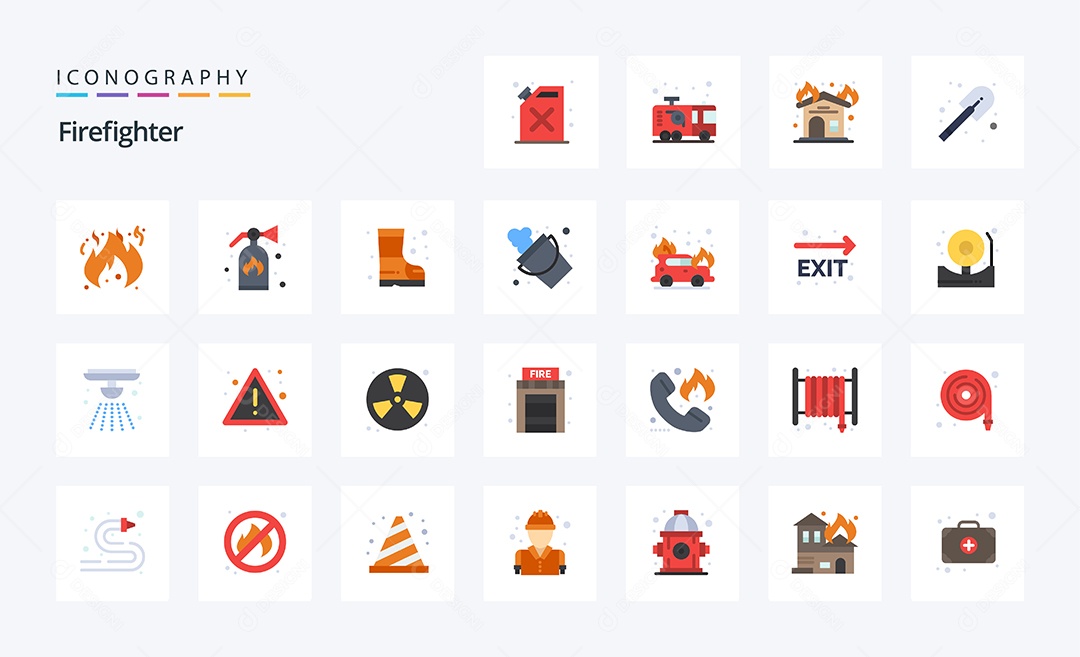 Pacote de Ícones e Elementos Vetores EPS