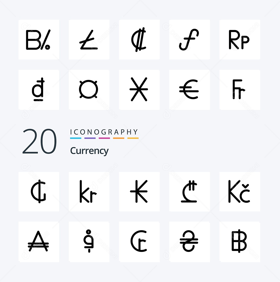 Pacote de Ícones e Elementos Vetores EPS