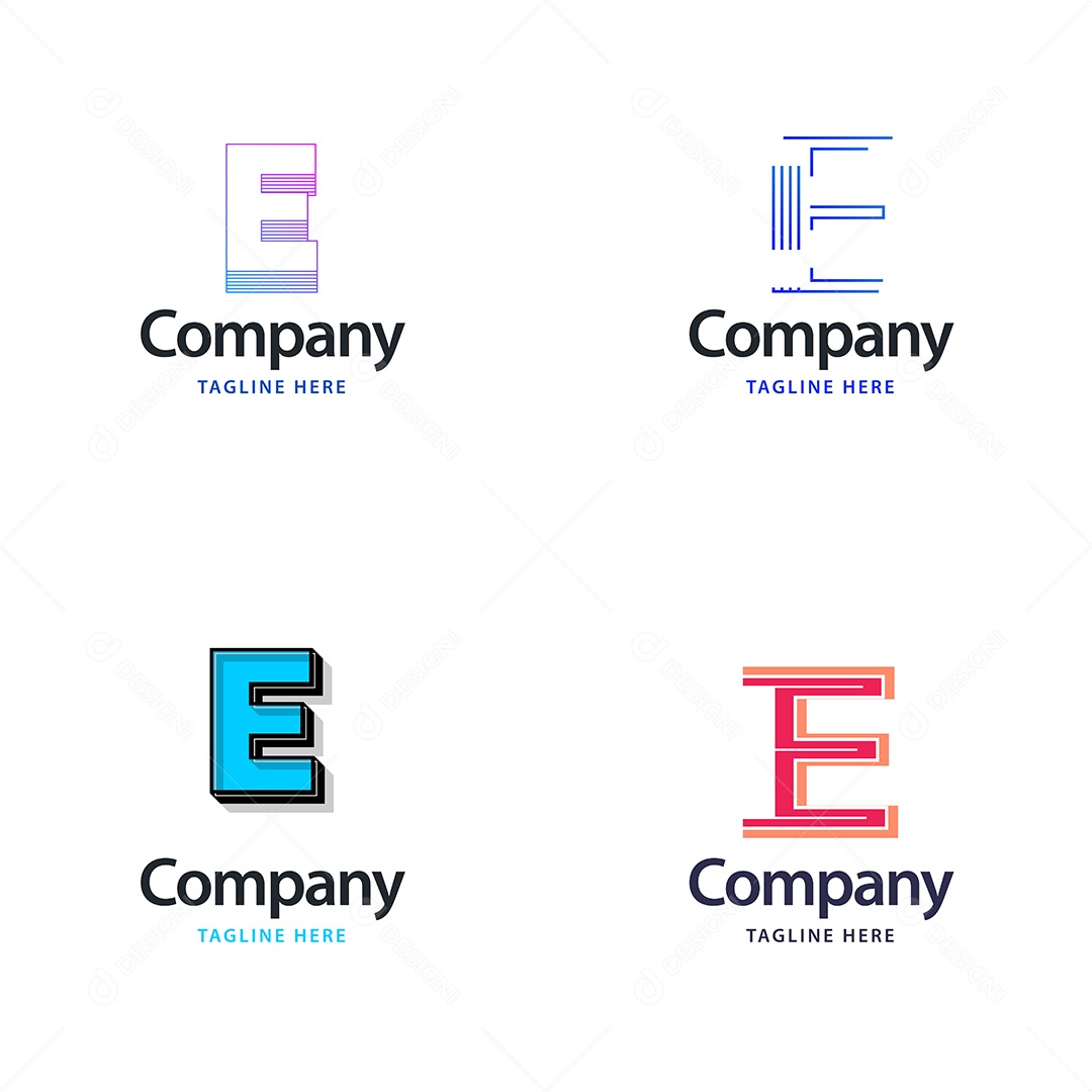 Logo J Logotipos Modernos AI Editável