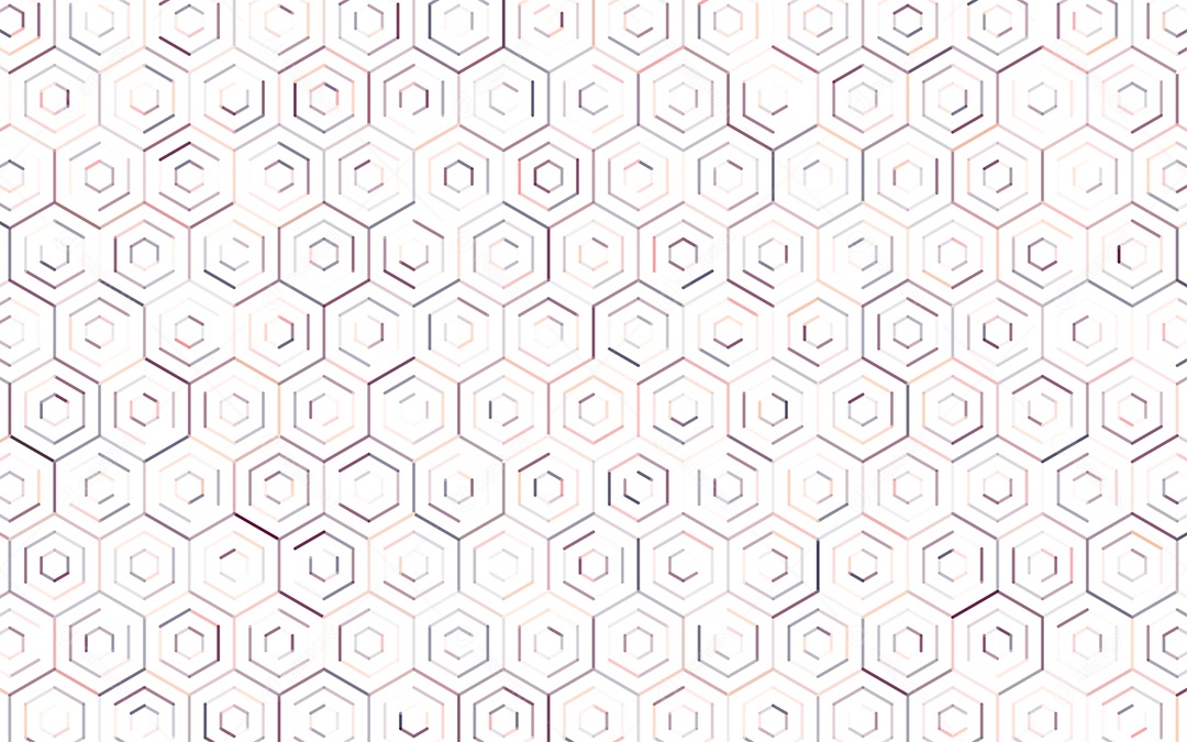 Fundo Hexágono 3D Branco Criativo Vetor EPS