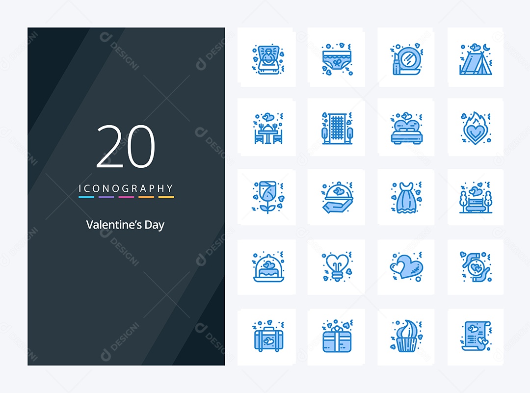 Pacote de Ícones e Elementos Vetores EPS