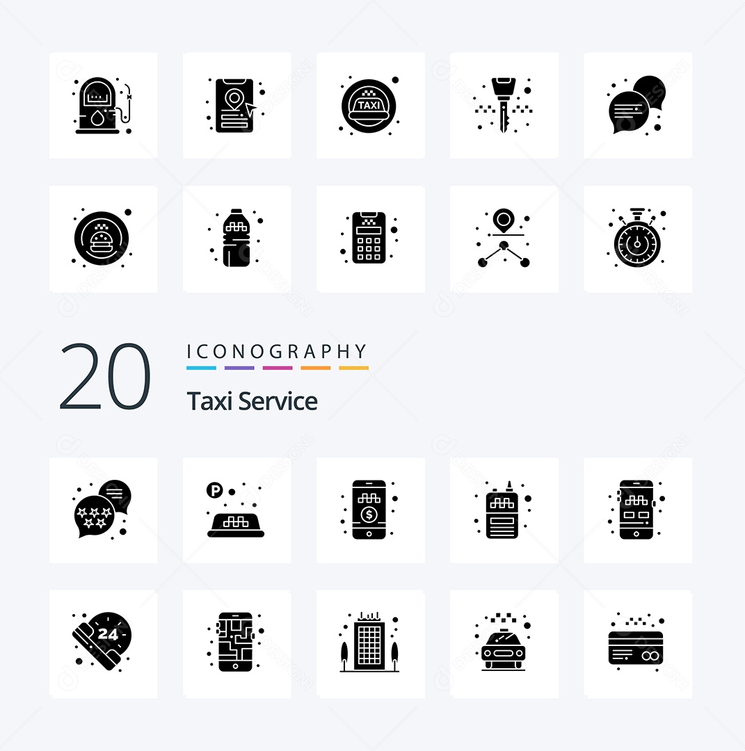 Pacote de ícones de mídia social Vetor EPS