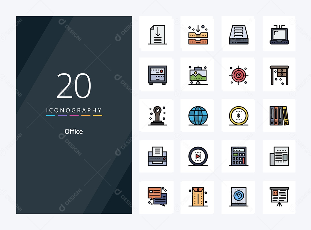 Pacote de ícones de mídia social Vetor EPS