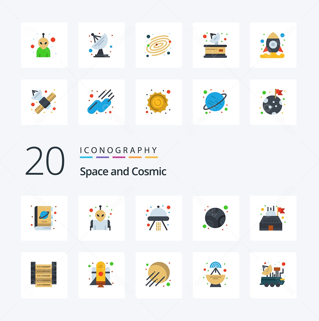 Pacote ícones Itens Objetos Ilustrações Ilustração Vetores Vetor EPS