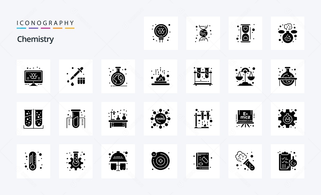 Pacote de Ícones e Elementos Vetores EPS