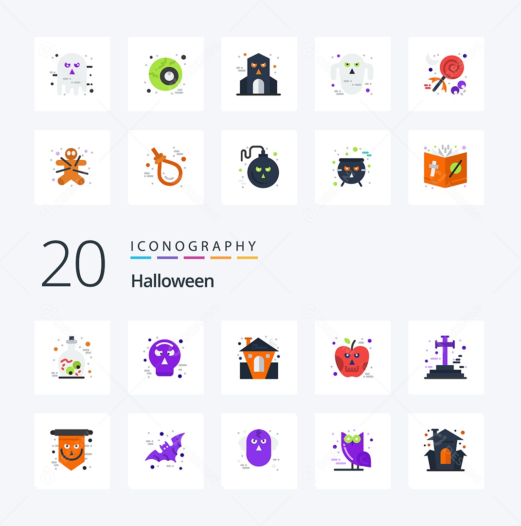 Pacote de Ícones e Elementos Vetores EPS