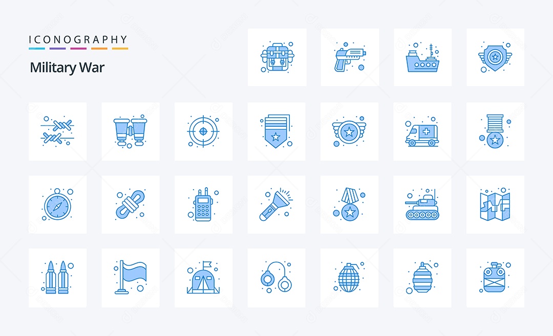Pacote de Ícones e Elementos Vetores EPS