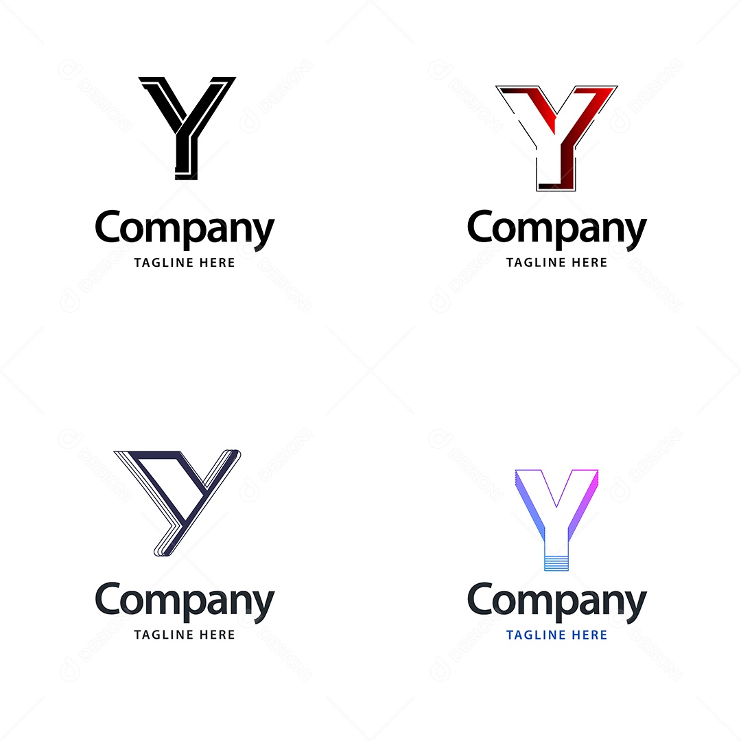 Logo Y Personalized Modern Logos AI Editable