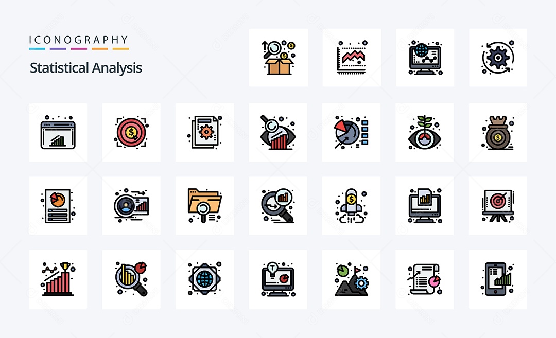 Pacote de Ícones e Elementos Vetores EPS