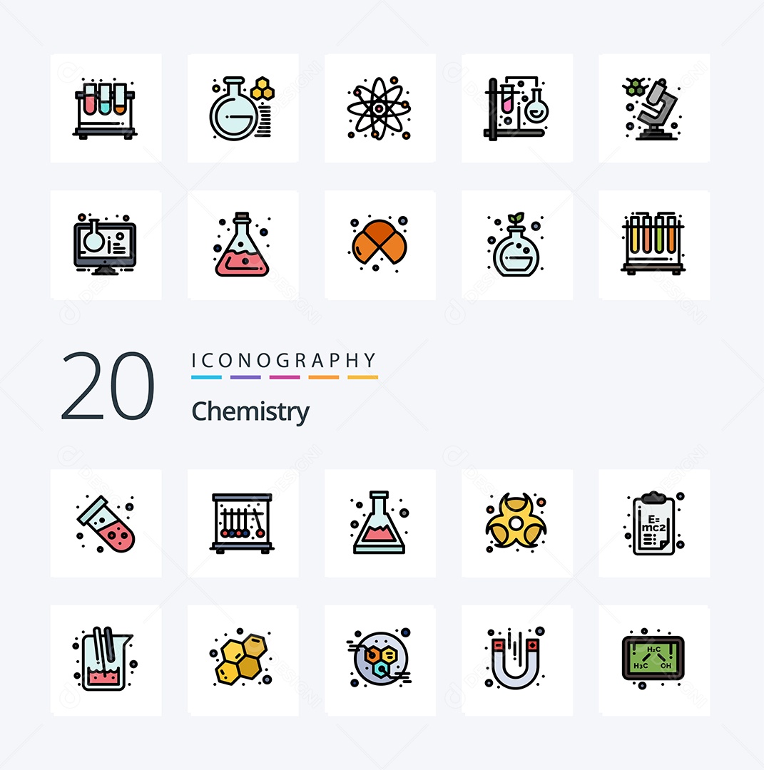 Pacote de Ícones e Elementos Vetores EPS